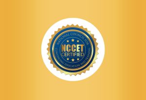 NCCET logo – Groom Curriculum accredited by the National Council for Continuing Education and Training