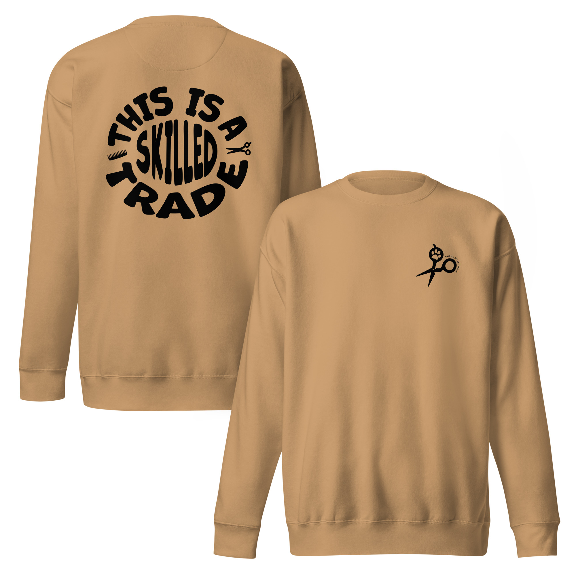 This Is a Skilled Trade Crewneck - Image 2